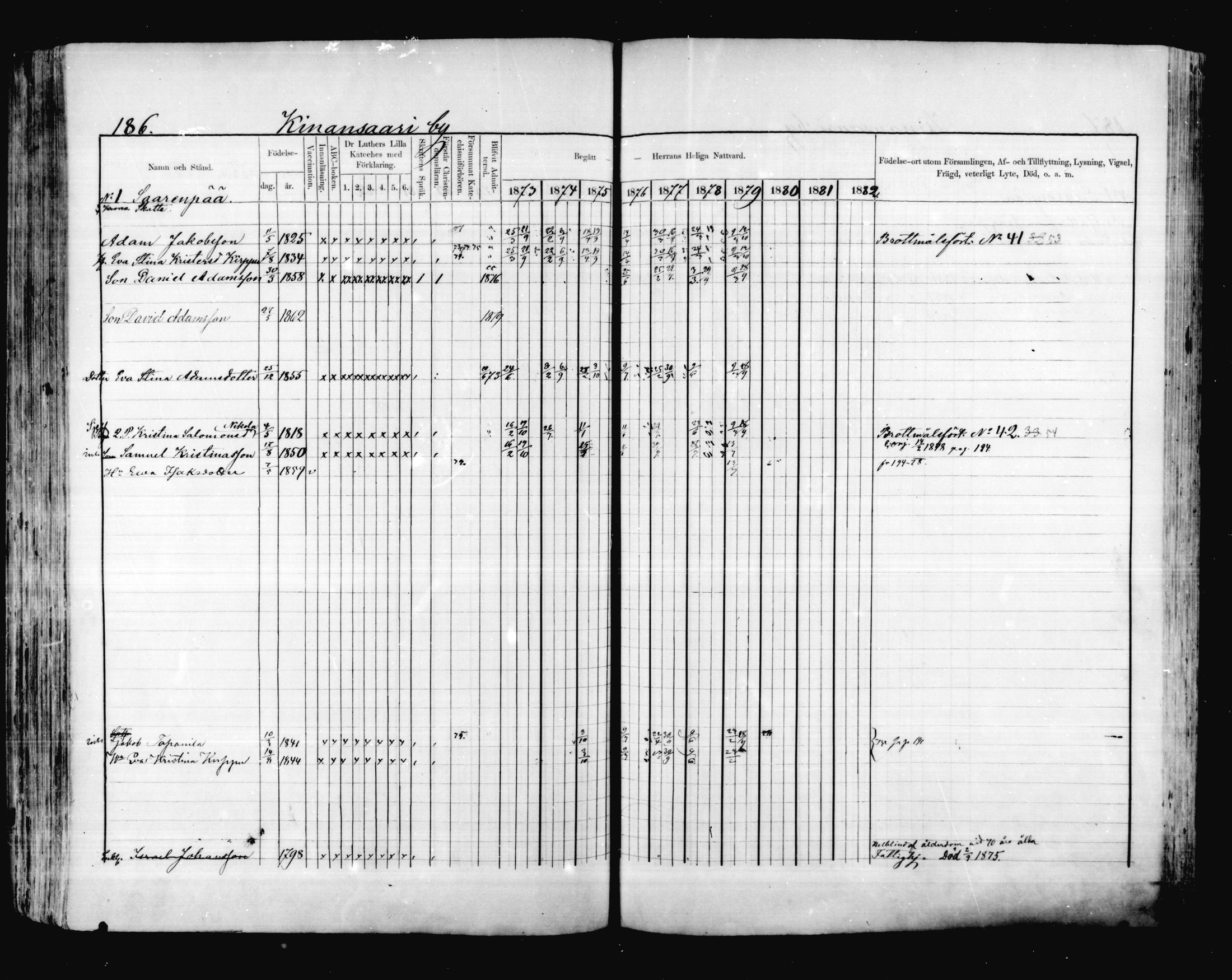 [ ../kirjat/Kirkonkirjat/valkeala/rippikirja_1873-1879_mko39-53/kuvat/185.jpg ]
