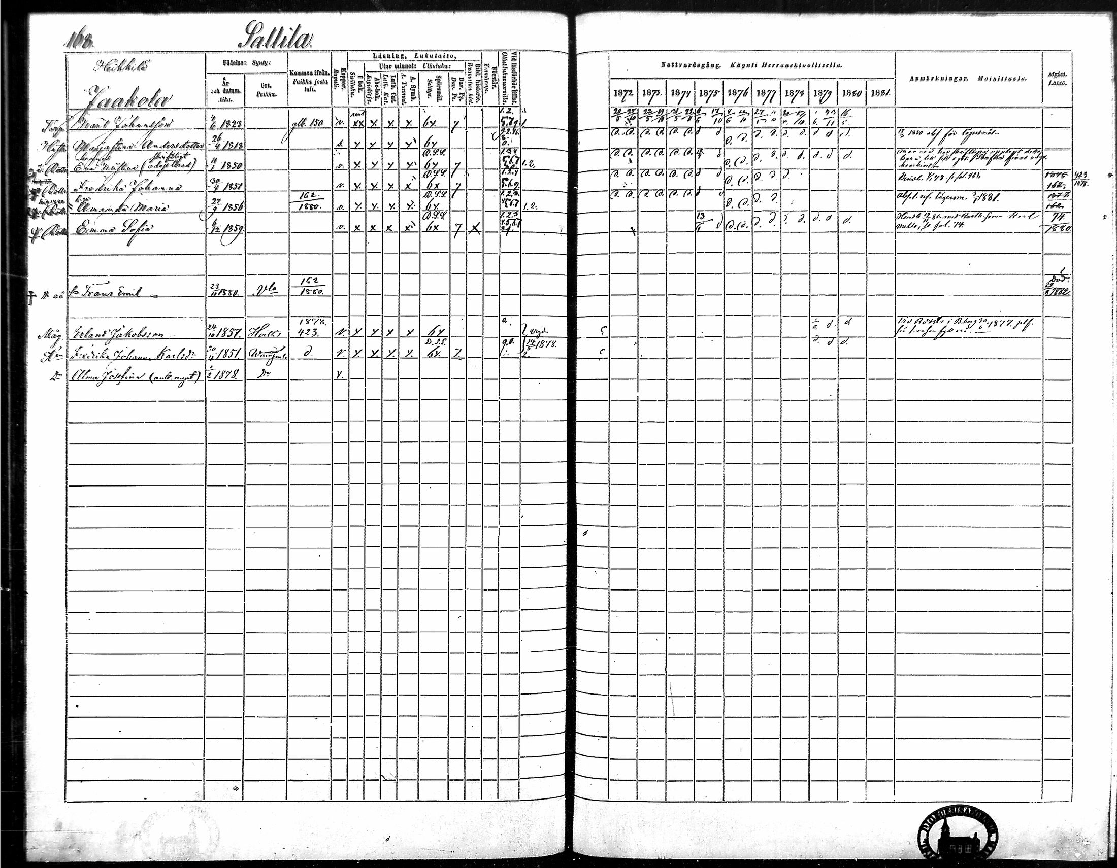 [ ../kirjat/Kirkonkirjat/vampula/rippikirja_1872-1881_mko52-68/kuvat/148.jpg ]