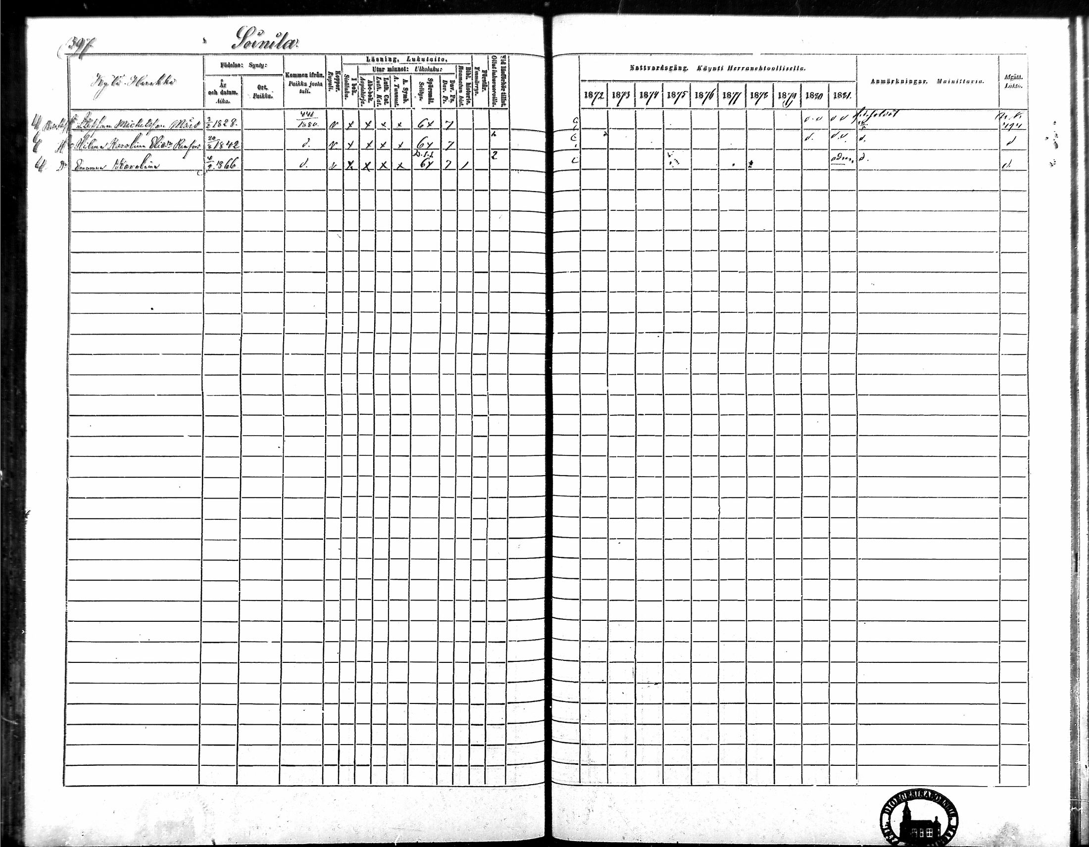 [ ../kirjat/Kirkonkirjat/vampula/rippikirja_1872-1881_mko52-68/kuvat/345.jpg ]