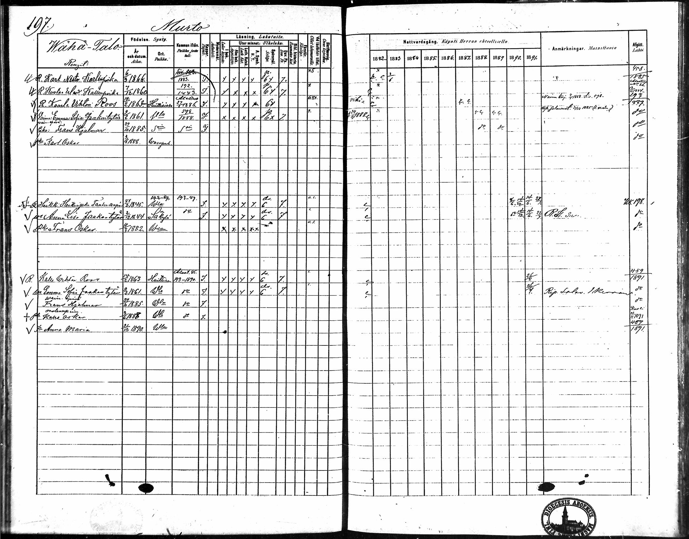 [ ../kirjat/Kirkonkirjat/vampula/rippikirja_1882-1891_mko69-85/kuvat/162.jpg ]