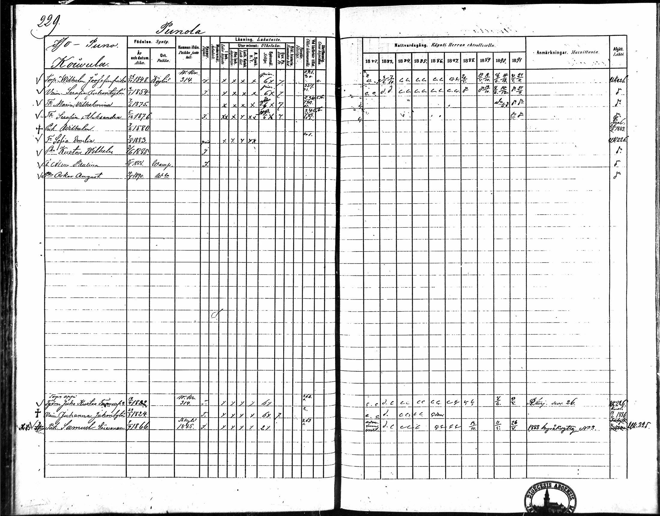 [ ../kirjat/Kirkonkirjat/vampula/rippikirja_1882-1891_mko69-85/kuvat/188.jpg ]