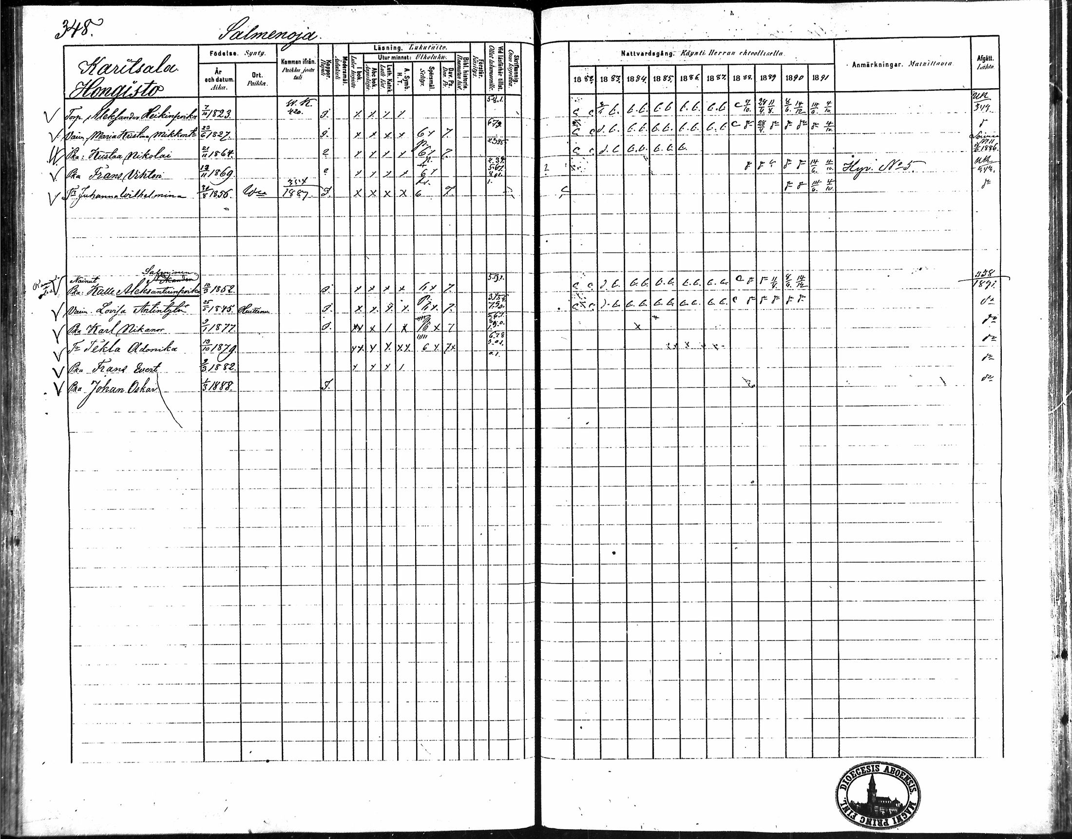 [ ../kirjat/Kirkonkirjat/vampula/rippikirja_1882-1891_mko69-85/kuvat/292.jpg ]