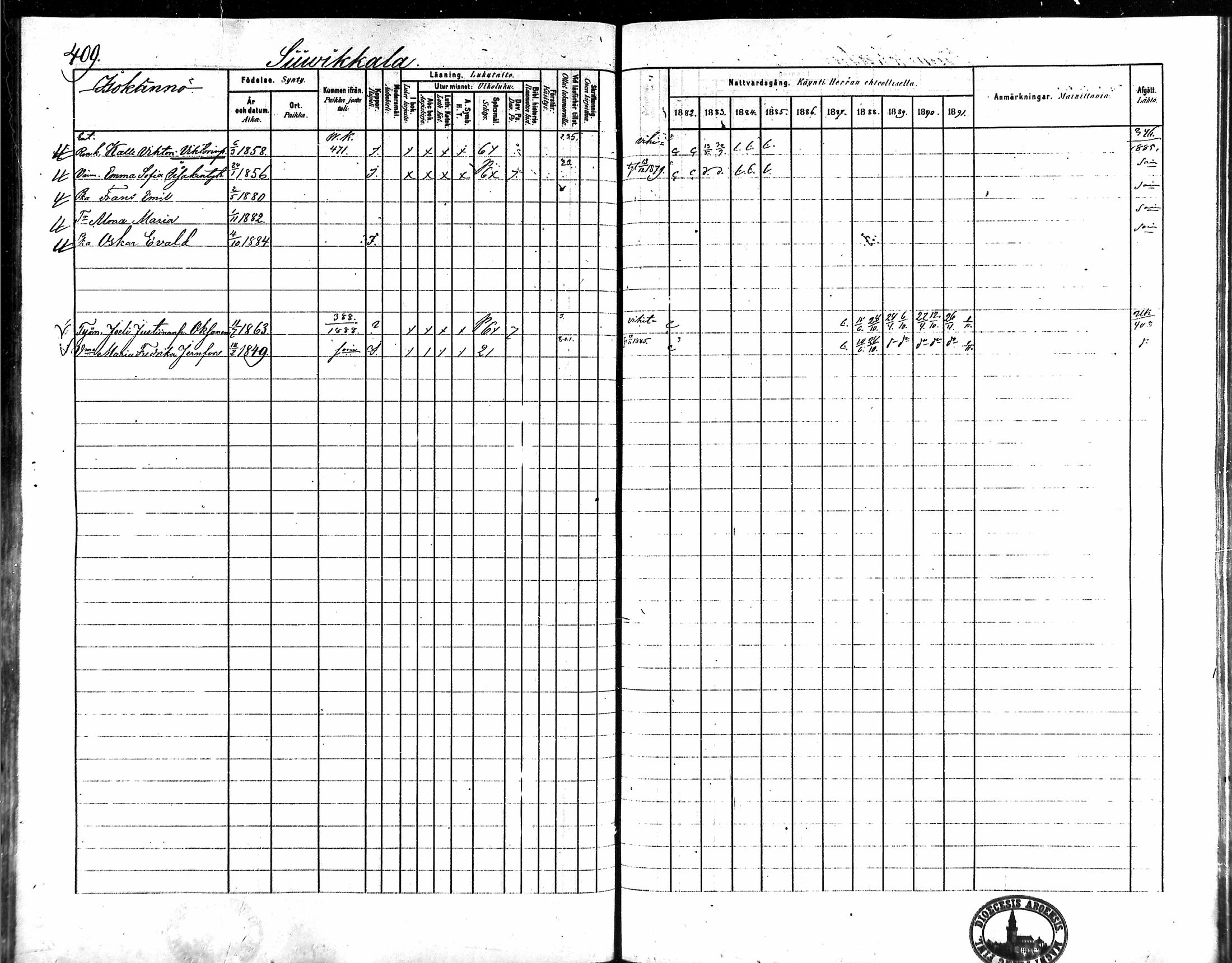 [ ../kirjat/Kirkonkirjat/vampula/rippikirja_1882-1891_mko69-85/kuvat/345.jpg ]