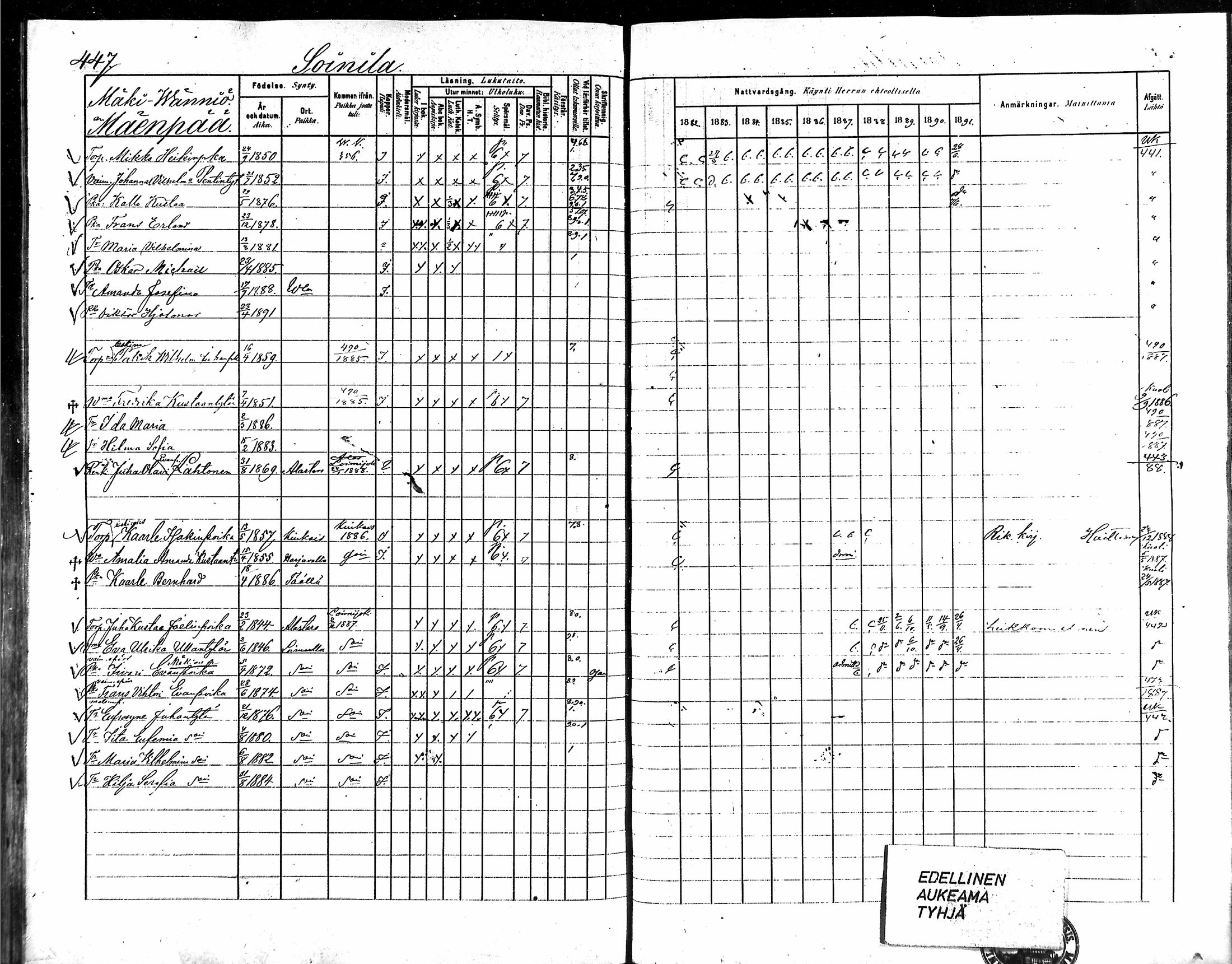 [ ../kirjat/Kirkonkirjat/vampula/rippikirja_1882-1891_mko69-85/kuvat/377.jpg ]