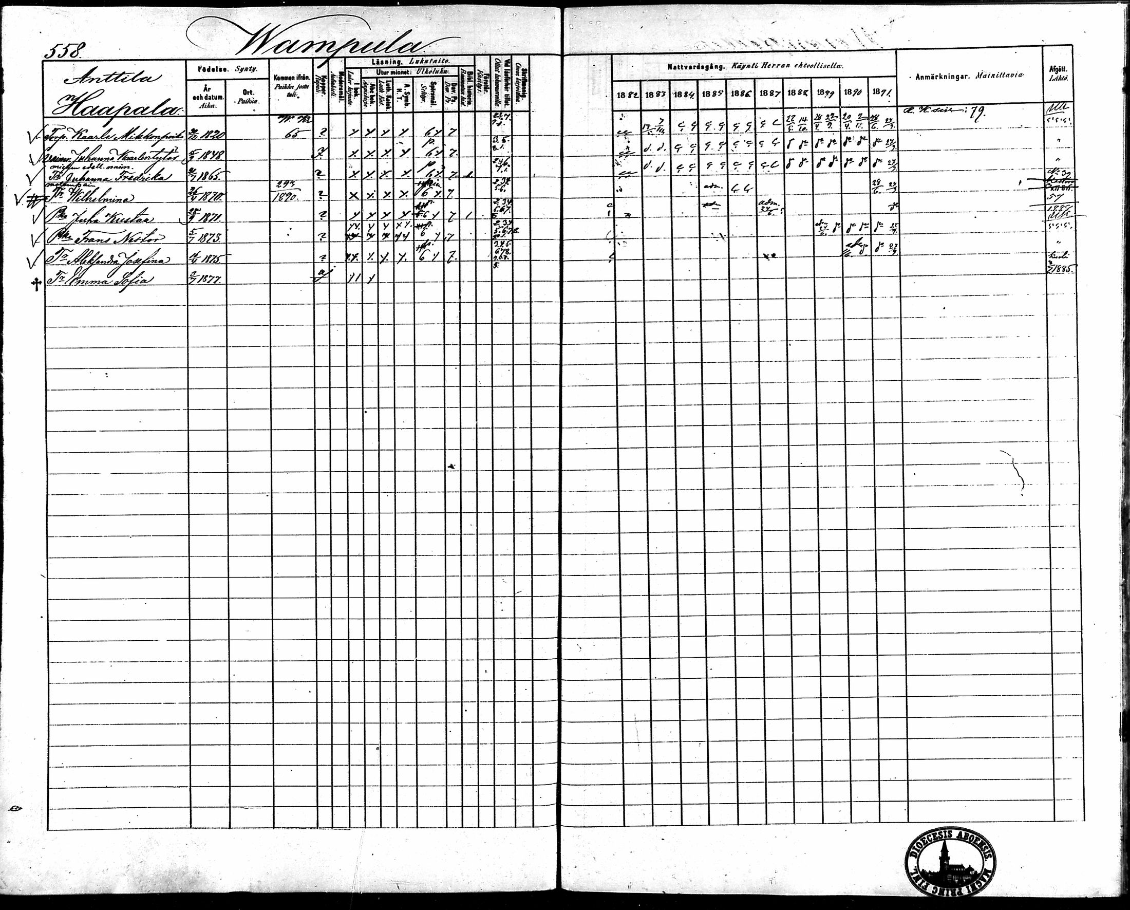 [ ../kirjat/Kirkonkirjat/vampula/rippikirja_1882-1891_mko69-85/kuvat/470.jpg ]