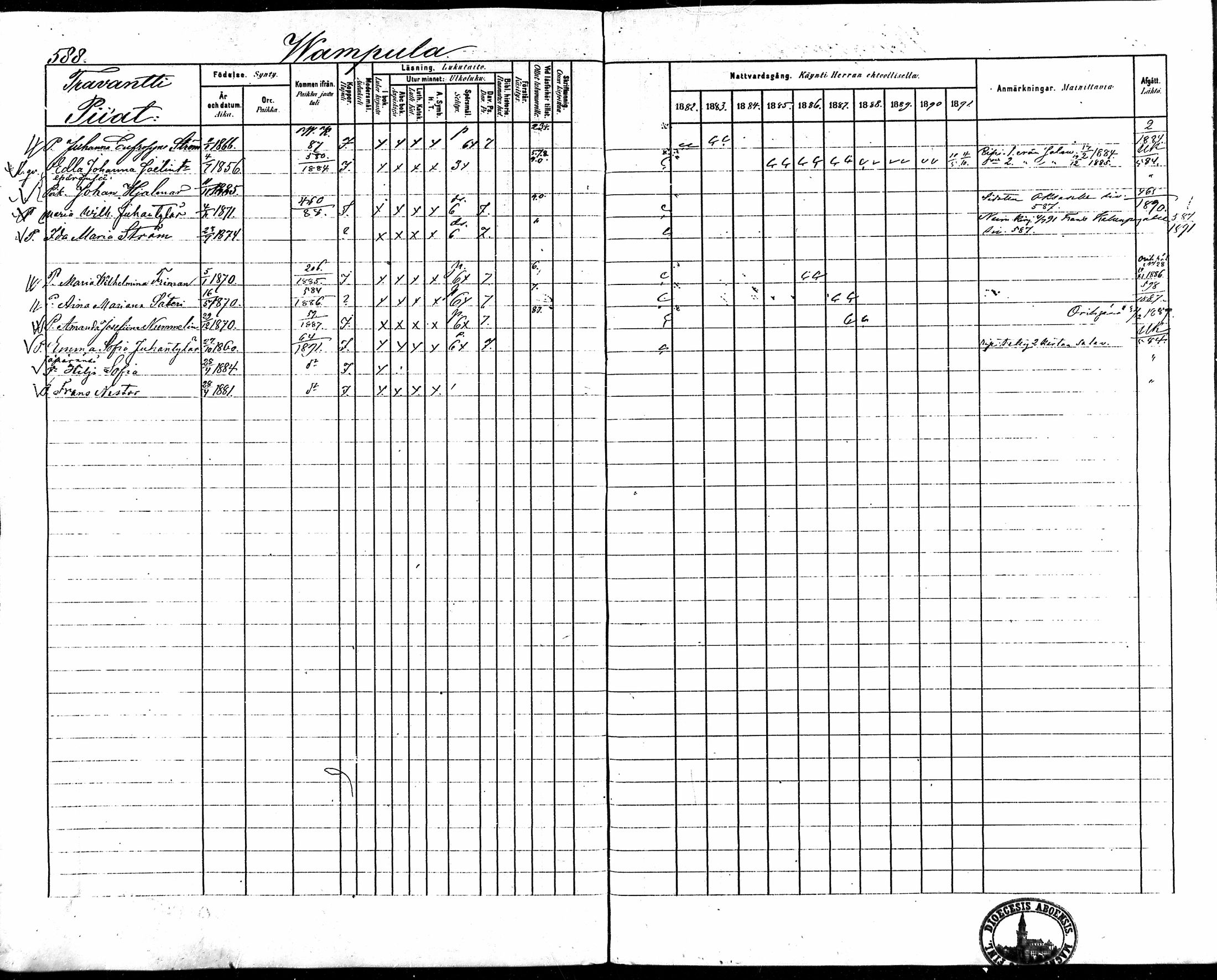 [ ../kirjat/Kirkonkirjat/vampula/rippikirja_1882-1891_mko69-85/kuvat/494.jpg ]