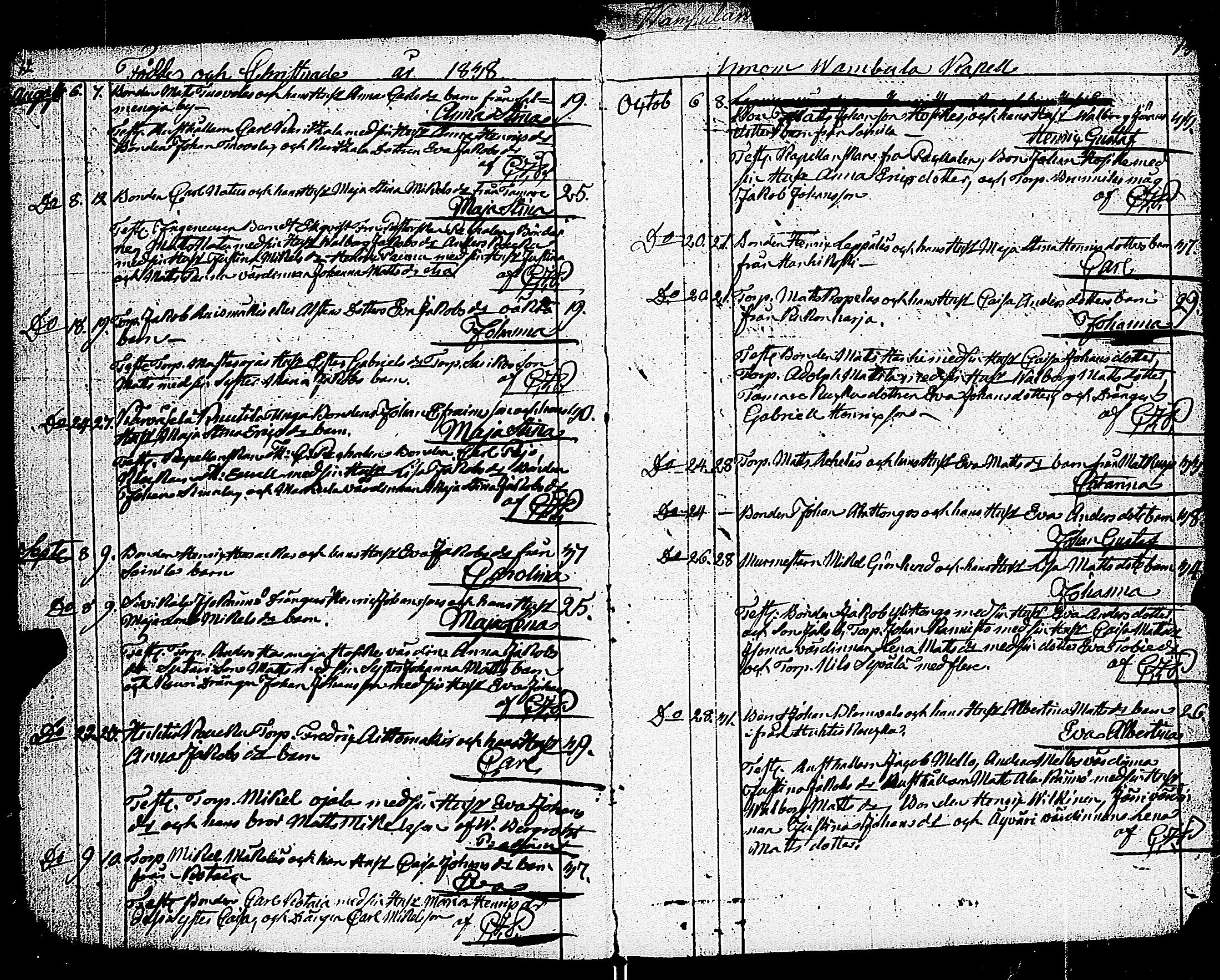 [ ../kirjat/Kirkonkirjat/vampula/syntyneet-vihityt-kuolleet_1837-1872_jk974/kuvat/10.jpg ]