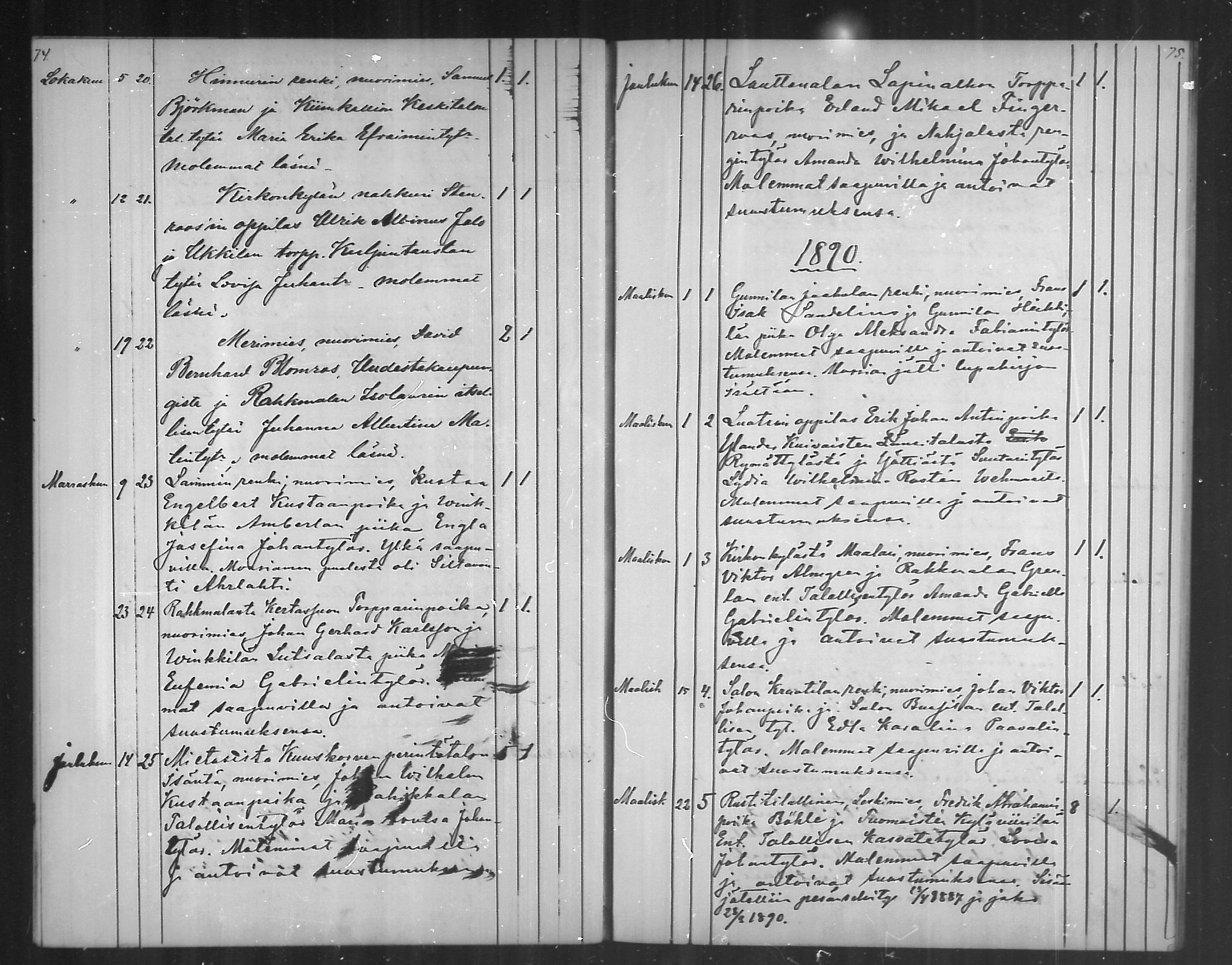 [ ../kirjat/Kirkonkirjat/vehmaa/kuulutetut_1887-1890_mko54/kuvat/5.jpg ]
