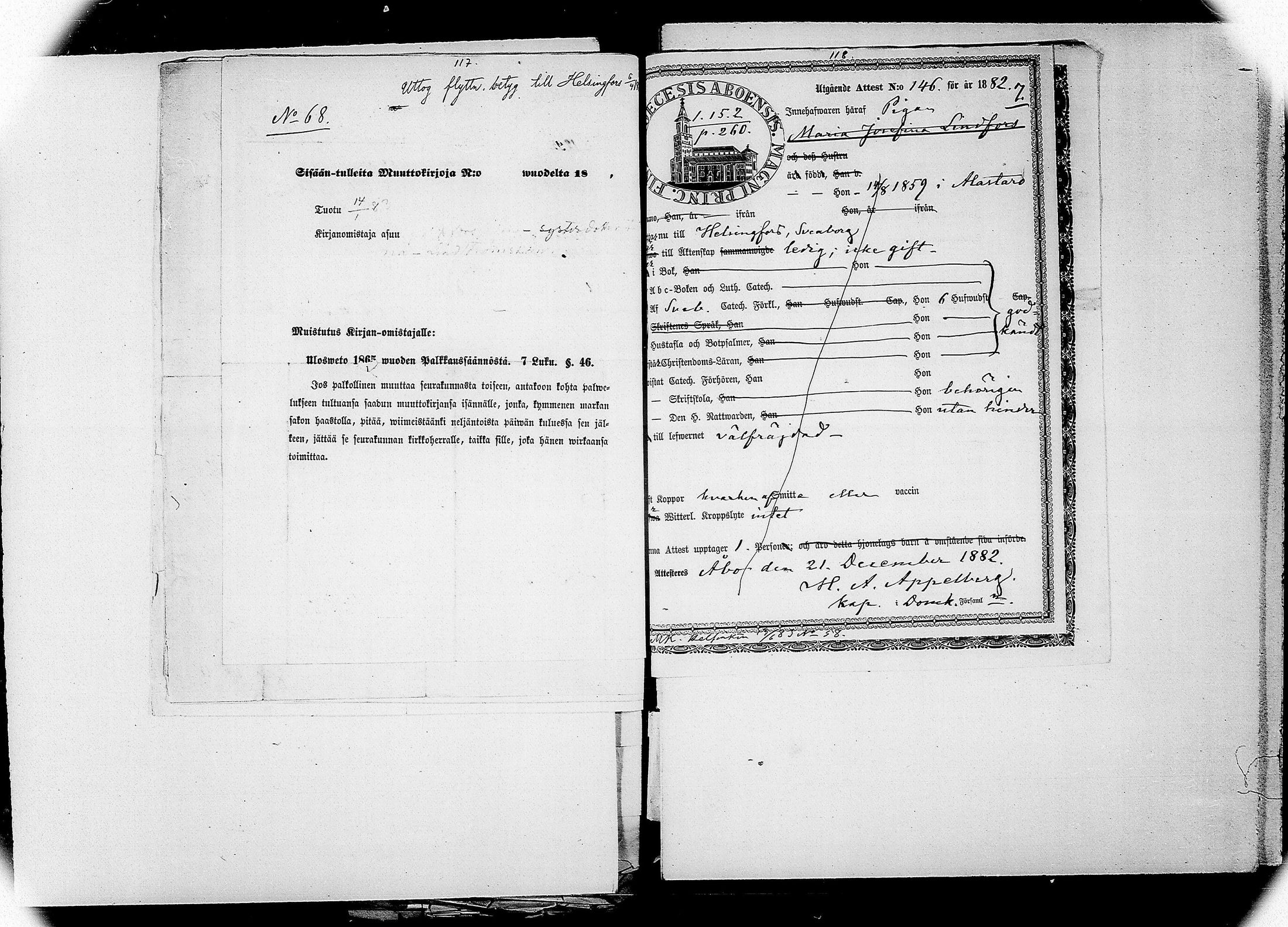 [ ../kirjat/Kirkonkirjat/viaporin_linnoitussrk/muuttokirjoja_1846-1885_os396-397/kuvat/82.jpg ]