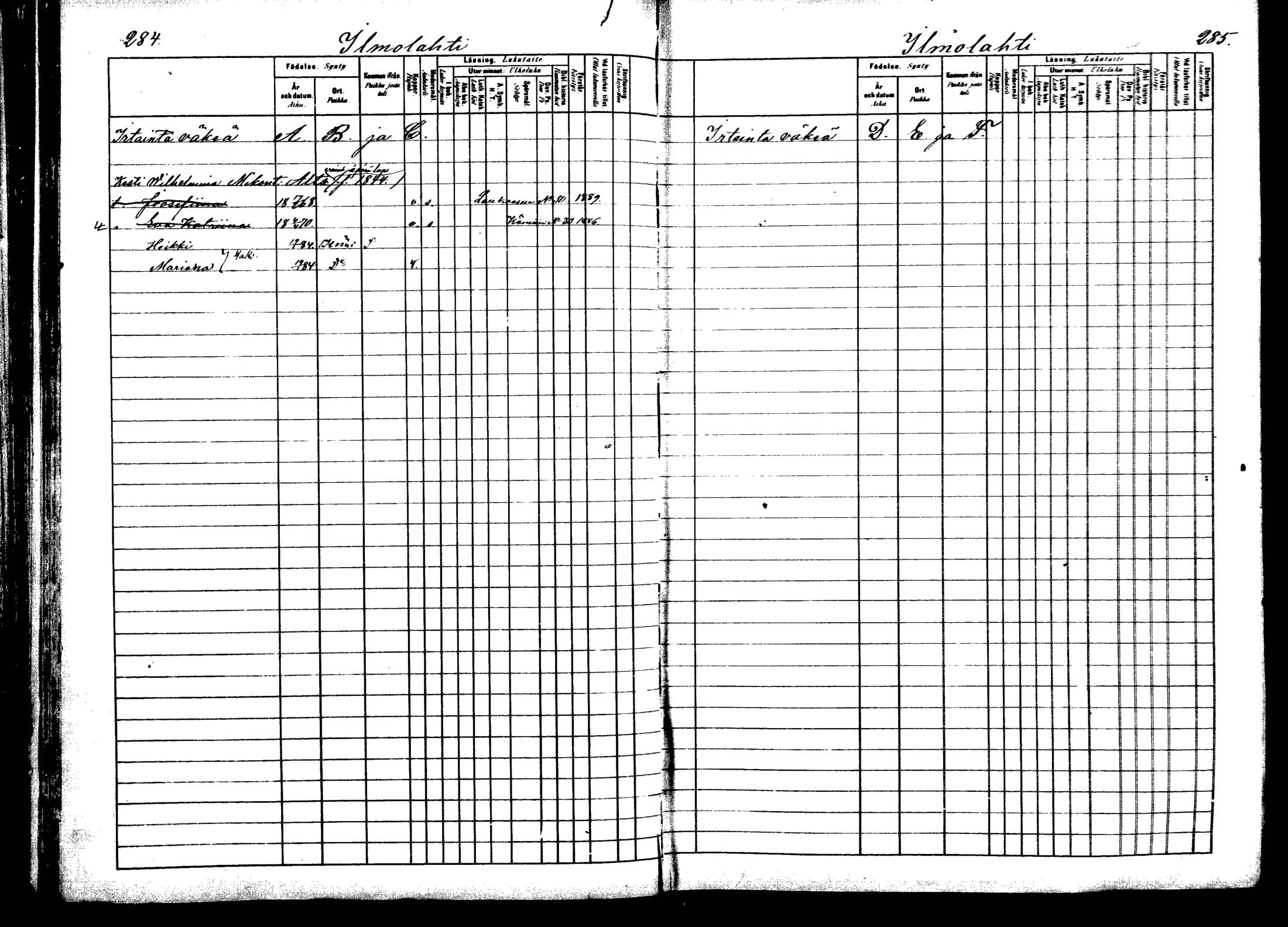 [ ../kirjat/Kirkonkirjat/viitasaari/lastenkirja_1883-1889_mko44-62/kuvat/144.jpg ]