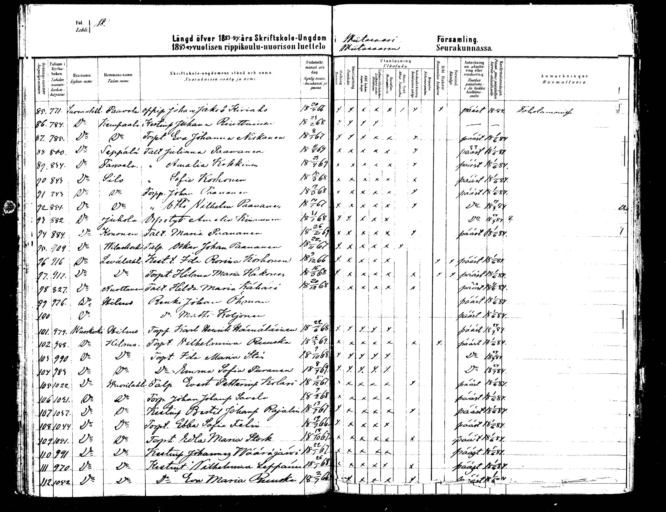 [ ../kirjat/Kirkonkirjat/viitasaari/rippilapset_1881-1890_mko6-11/kuvat/13.jpg ]