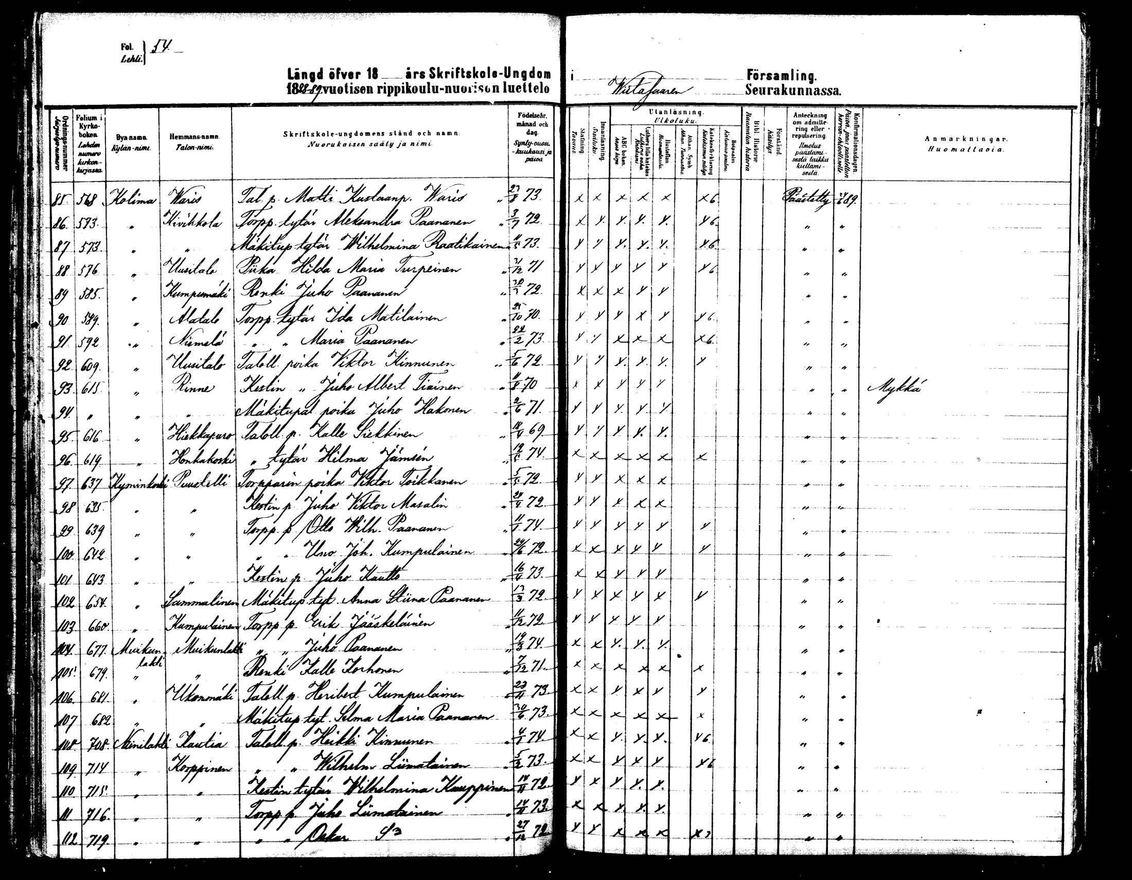 [ ../kirjat/Kirkonkirjat/viitasaari/rippilapset_1881-1890_mko6-11/kuvat/49.jpg ]