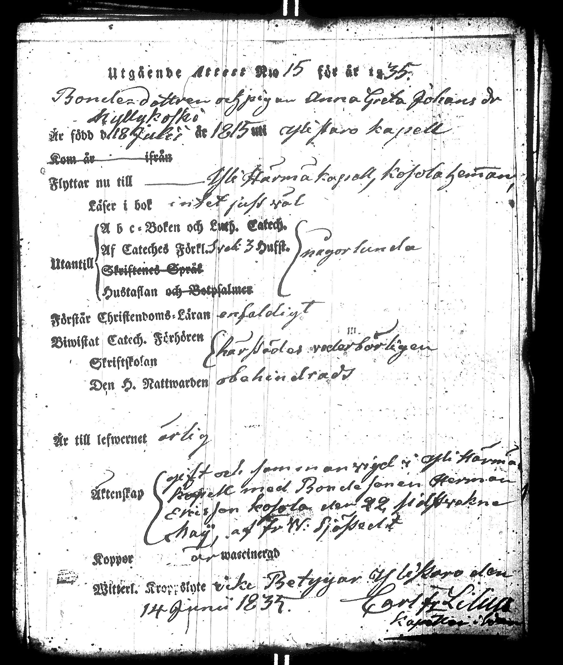 [ ../kirjat/Kirkonkirjat/yliharma/muuttokirjoja_1831-1845_uk41/kuvat/133.jpg ]