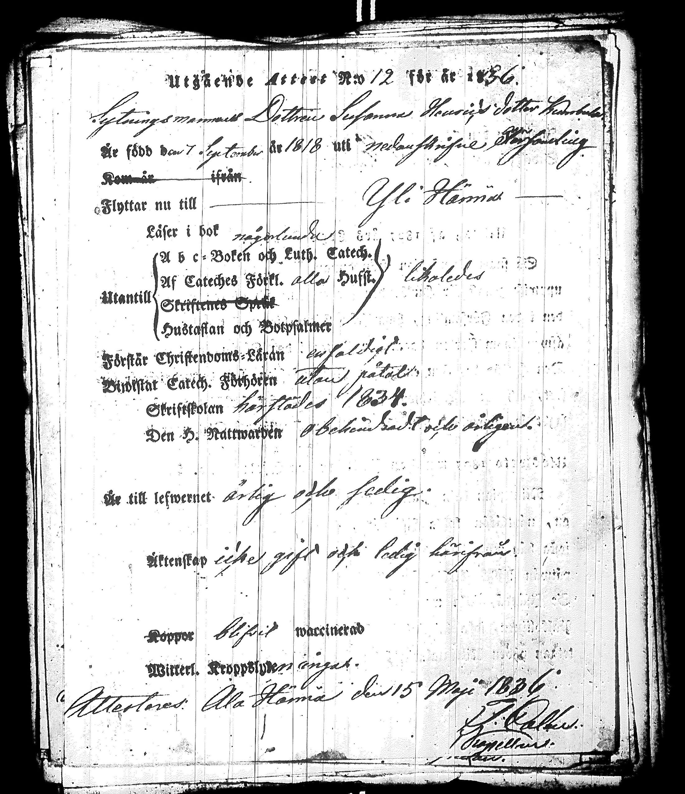 [ ../kirjat/Kirkonkirjat/yliharma/muuttokirjoja_1831-1845_uk41/kuvat/167.jpg ]