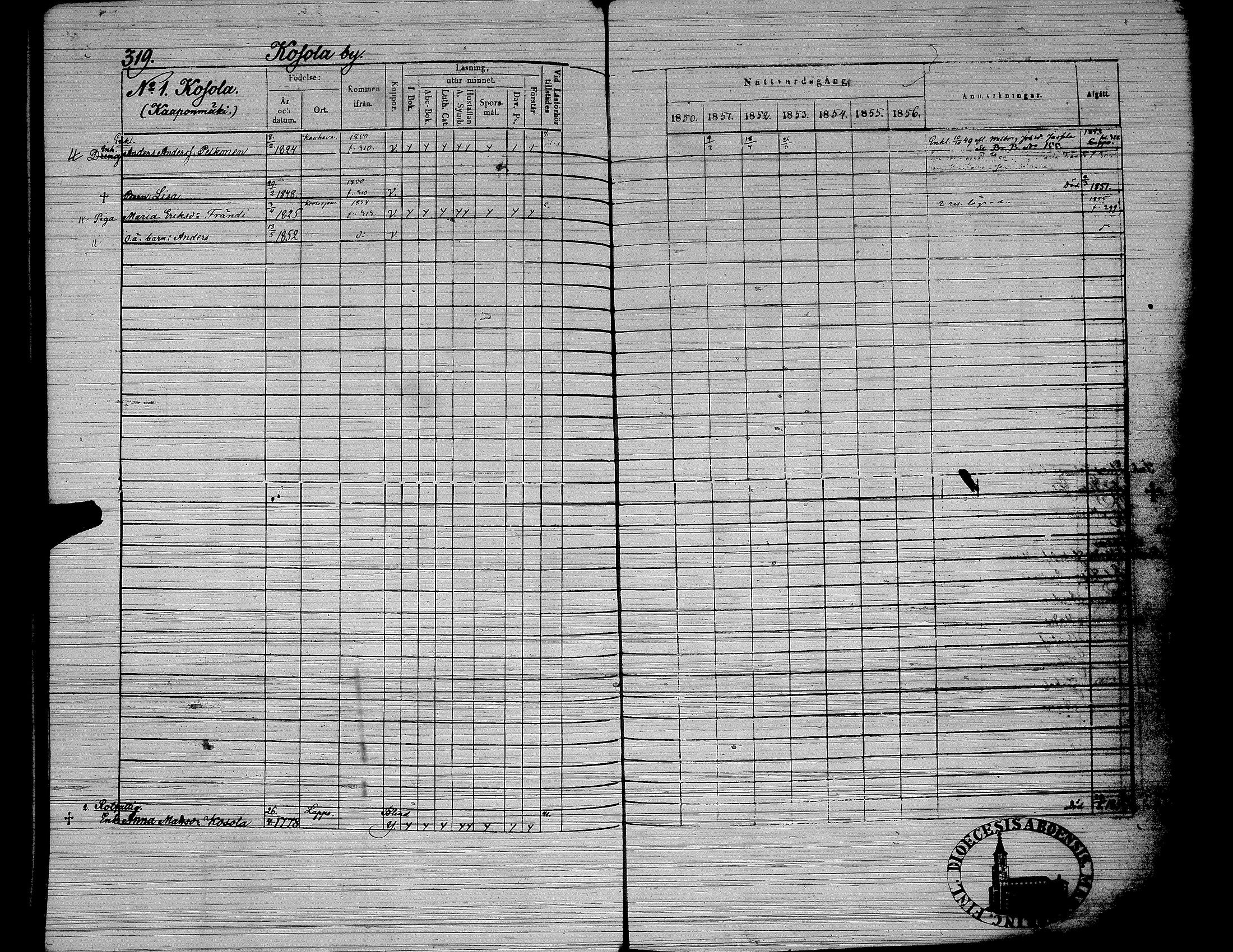 [ ../kirjat/Kirkonkirjat/yliharma/rippikirja_1850-1856_uk38/kuvat/264.jpg ]
