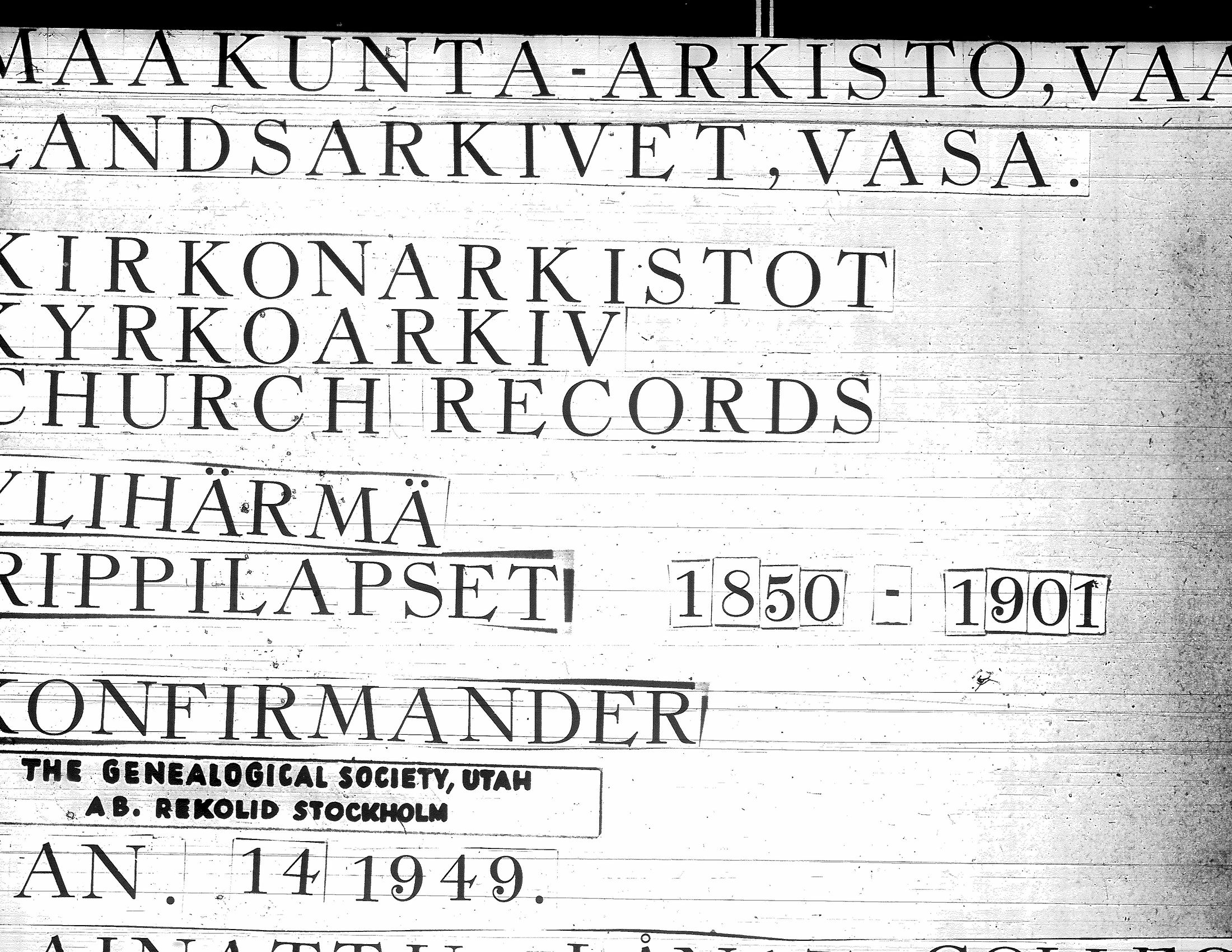 [ ../kirjat/Kirkonkirjat/yliharma/rippilapset_1850-1884_uk40/kuvat/1.jpg ]