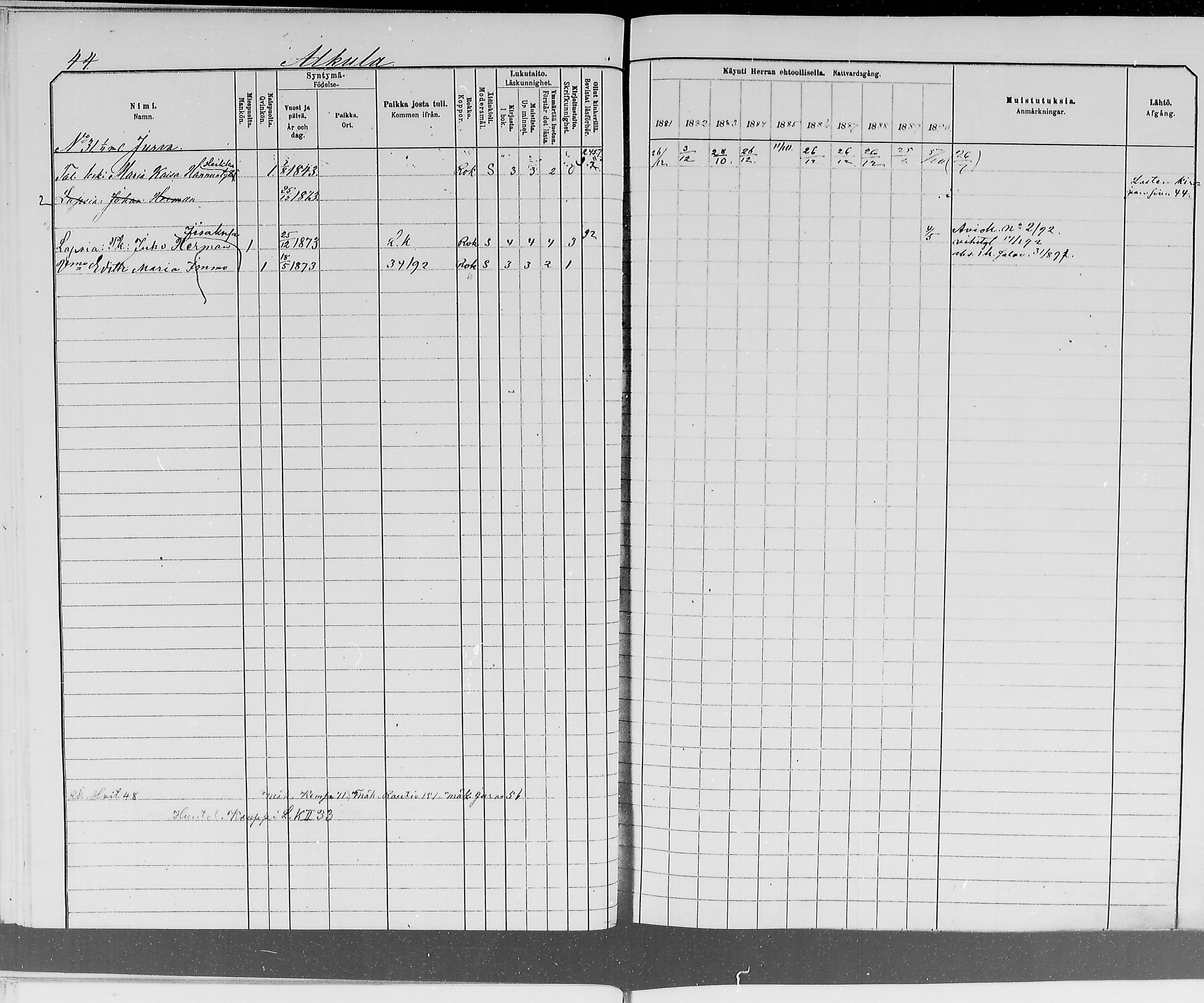 [ ../kirjat/Kirkonkirjat/ylitornio/rippikirja_1881-1890_mko50-69/kuvat/45.jpg ]