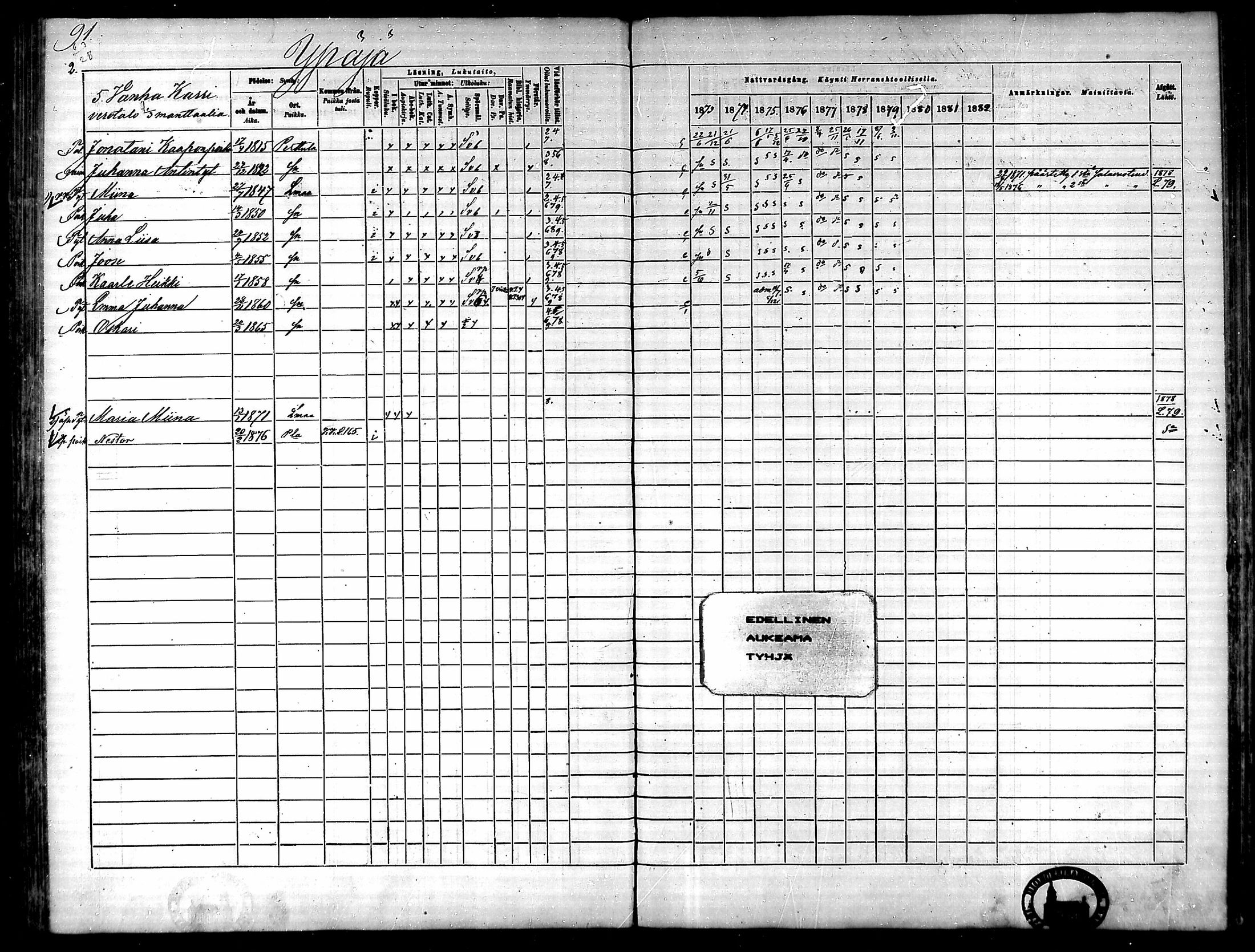 [ ../kirjat/Kirkonkirjat/ypaja/rippikirja_1873-1879_mko13-17/kuvat/71.jpg ]