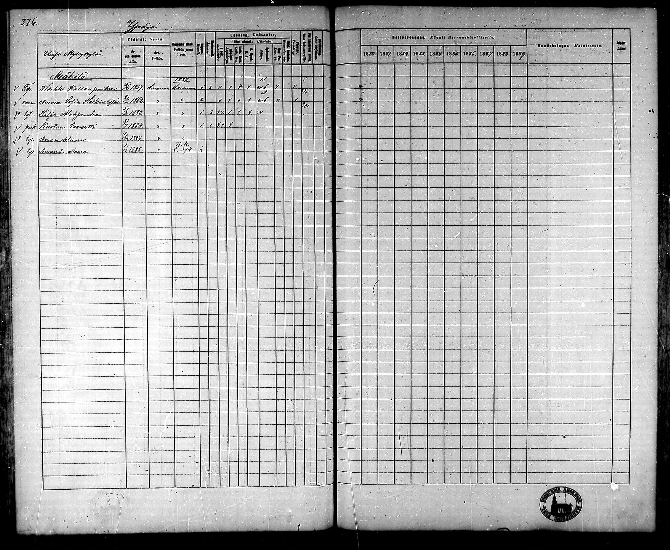 [ ../kirjat/Kirkonkirjat/ypaja/rippikirja_1880-1889_mko18-32/kuvat/319.jpg ]